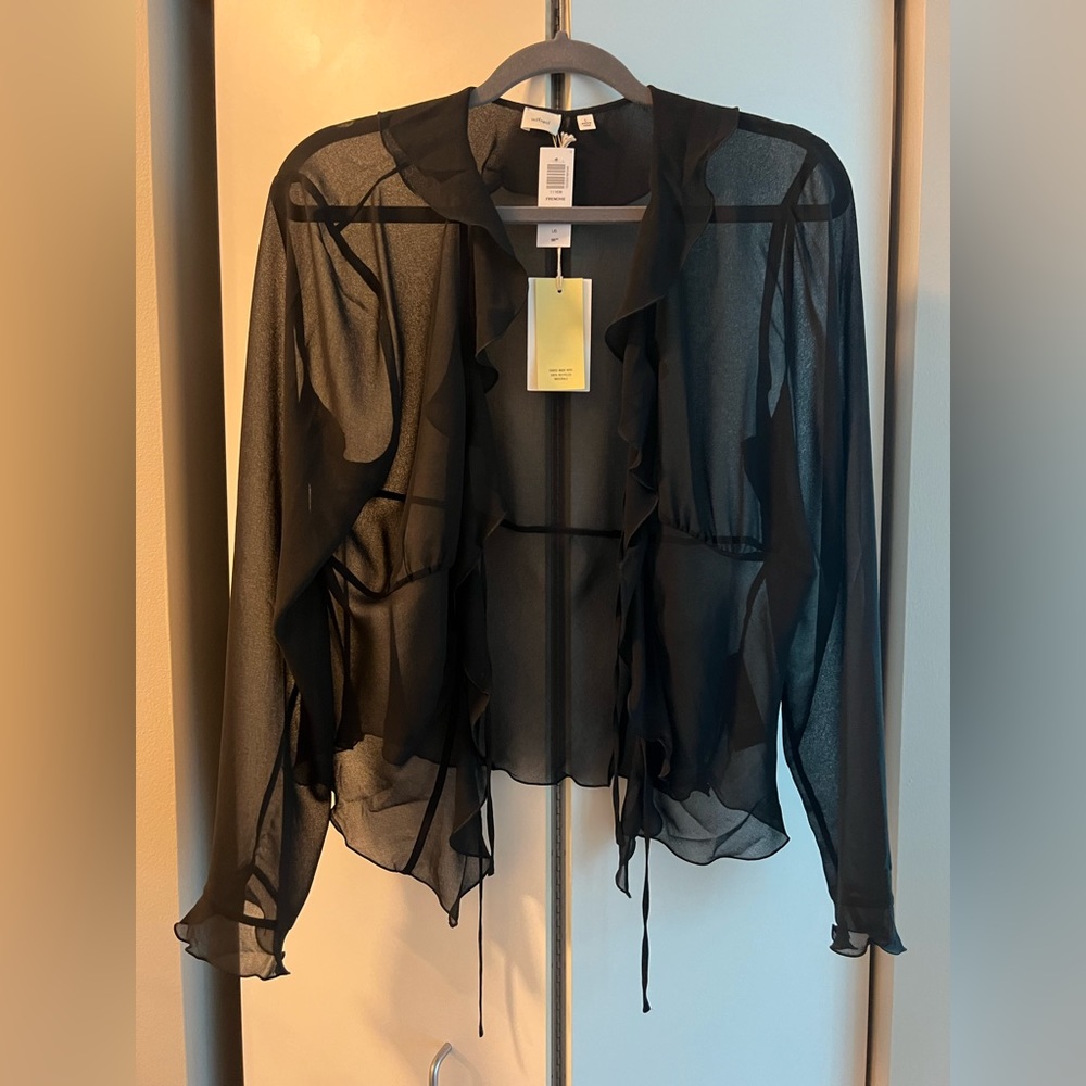 Aritzia v-neck blouse